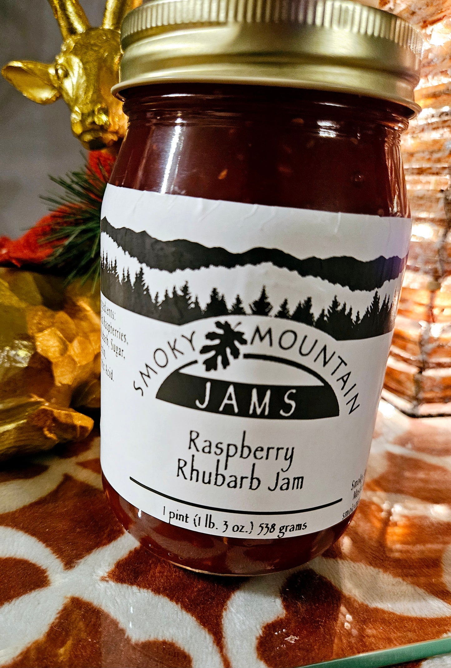 Homestyle Raspberry Rhubarb Jam