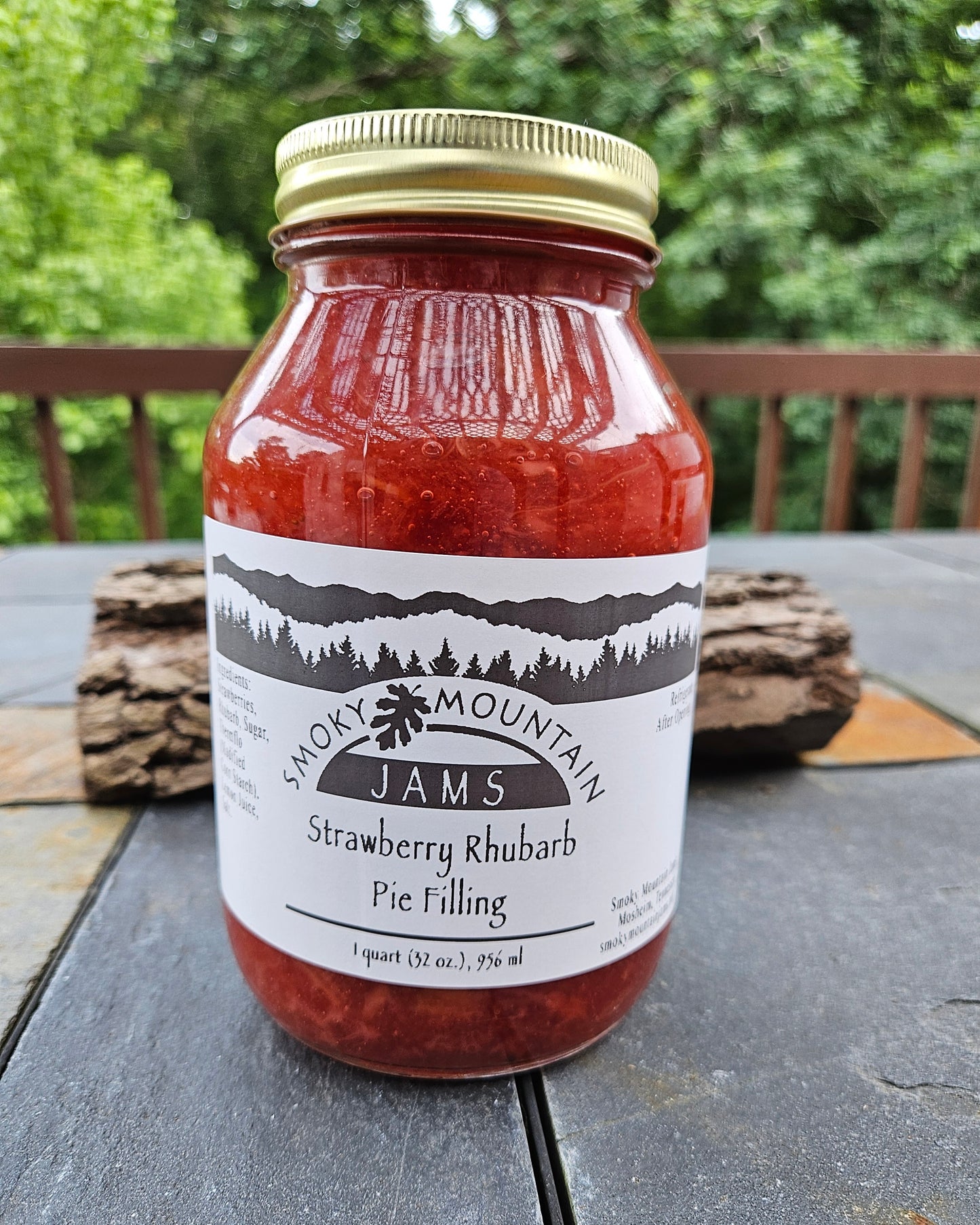 Homestyle Strawberry Rhubarb Pie Filling