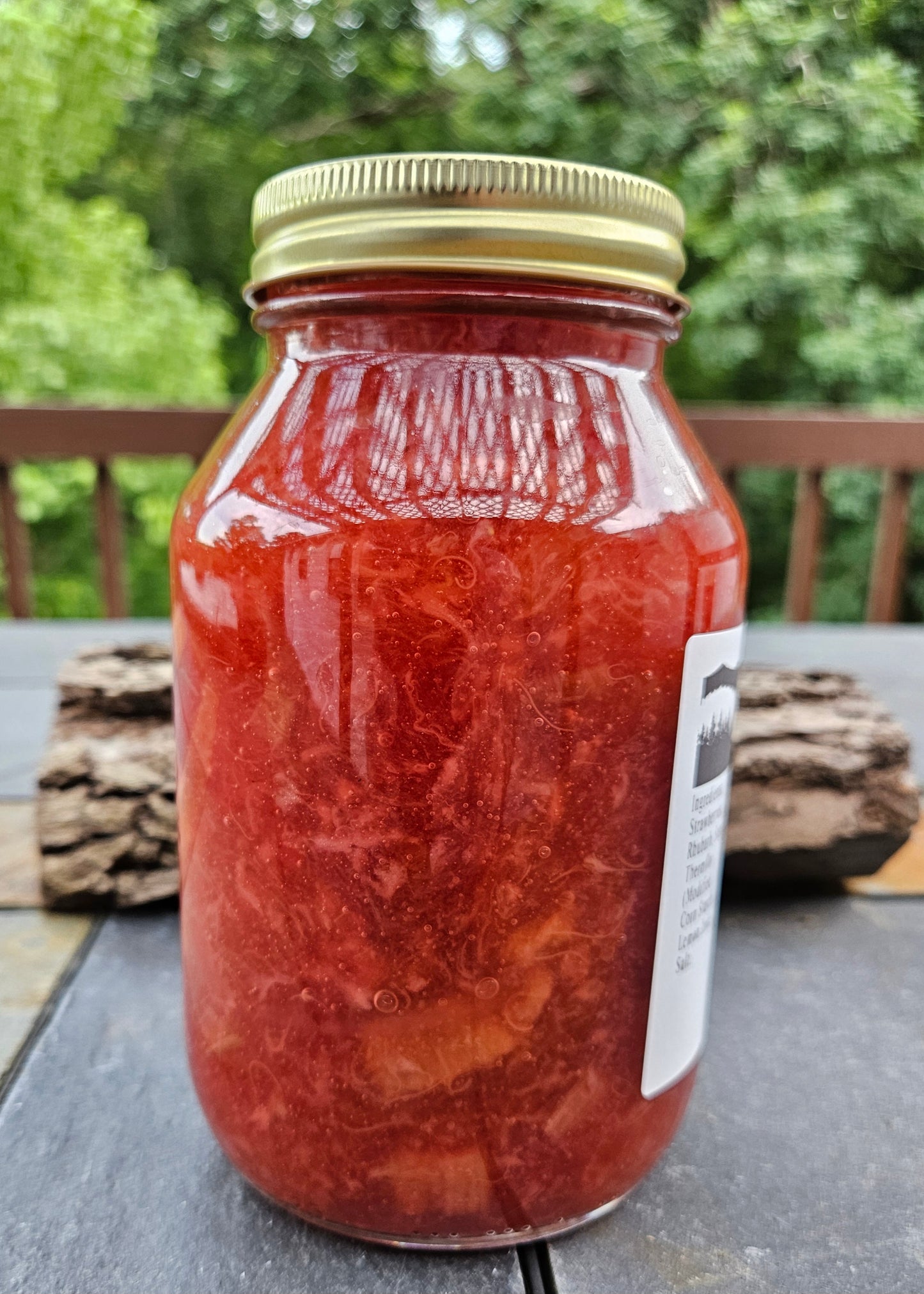 Homestyle Strawberry Rhubarb Pie Filling