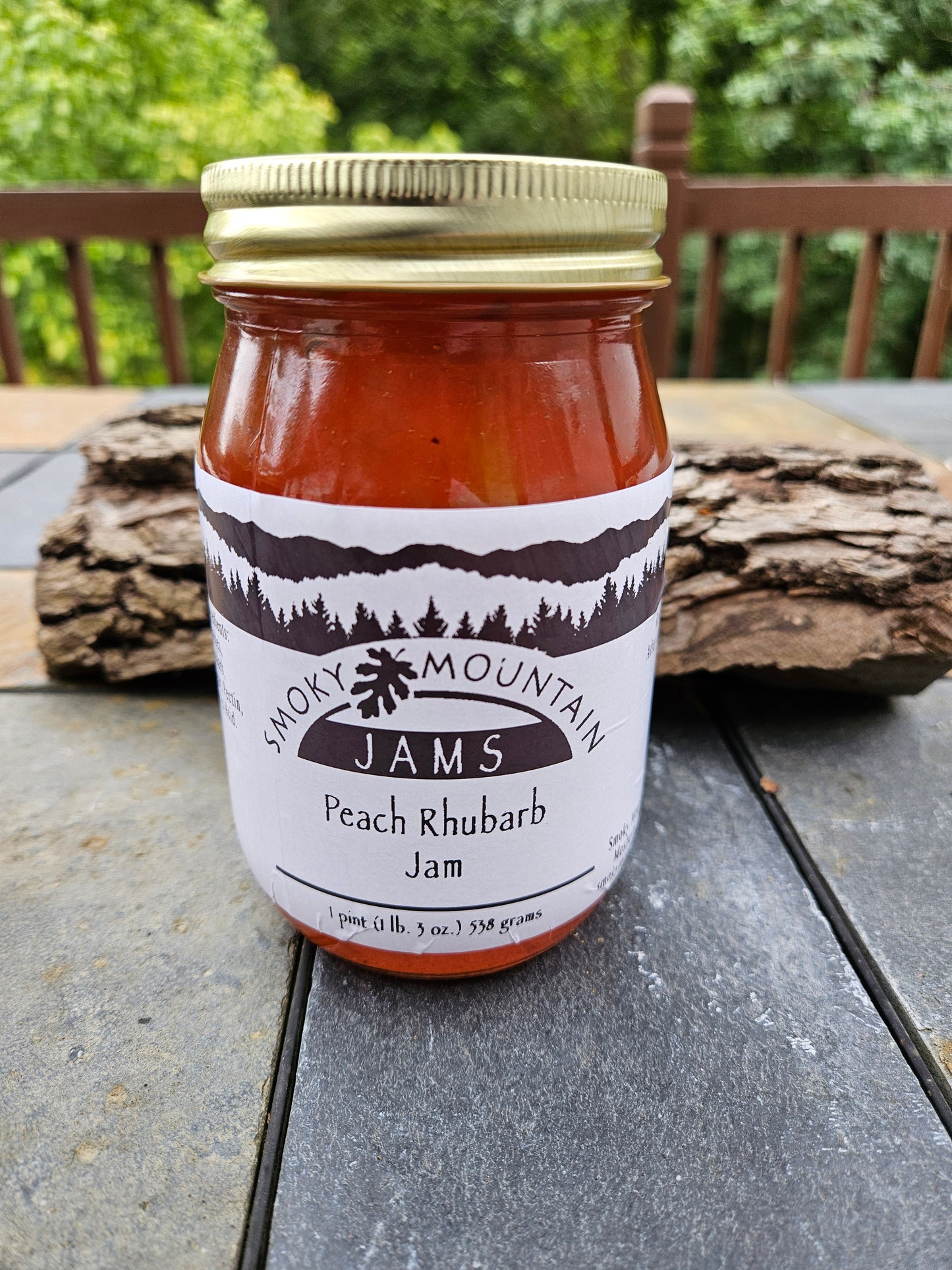 Handcrafted Peach Rhubarb Jam